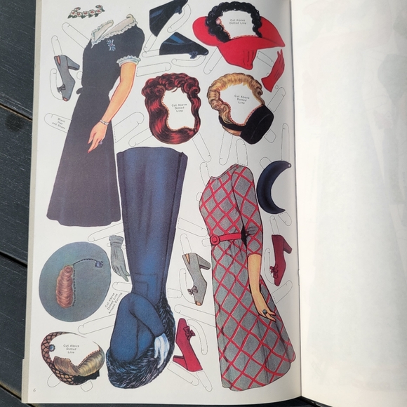 Glamour Girl Paper Doll Book by Queen Holden (Uncut) ~ Vintage Fashion Look ~ - Picture 10 of 16